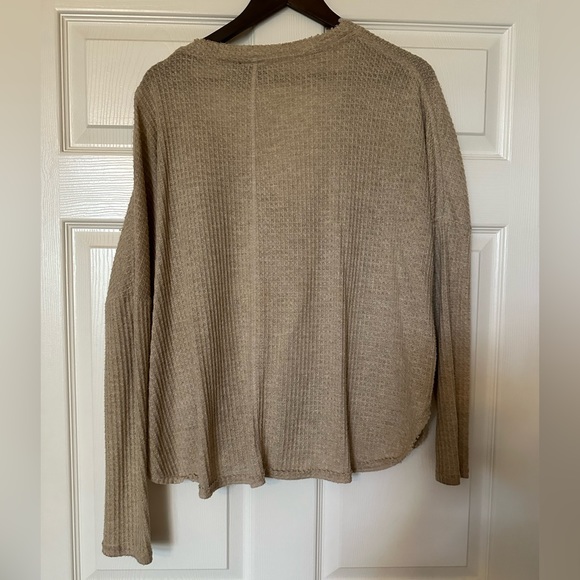 Free People Tie Long Sleeve Shirt! - Picture 2 of 2